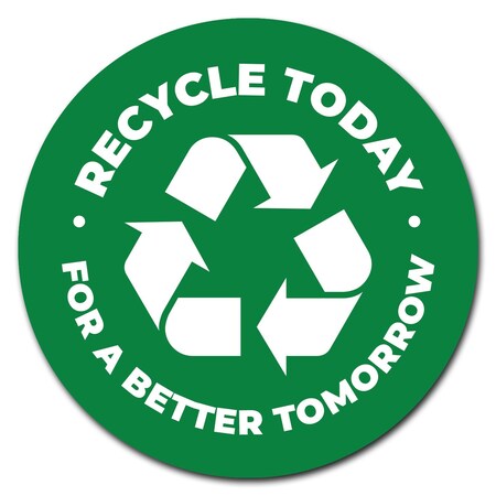 Recycle Circle Corrugated Plastic Sign